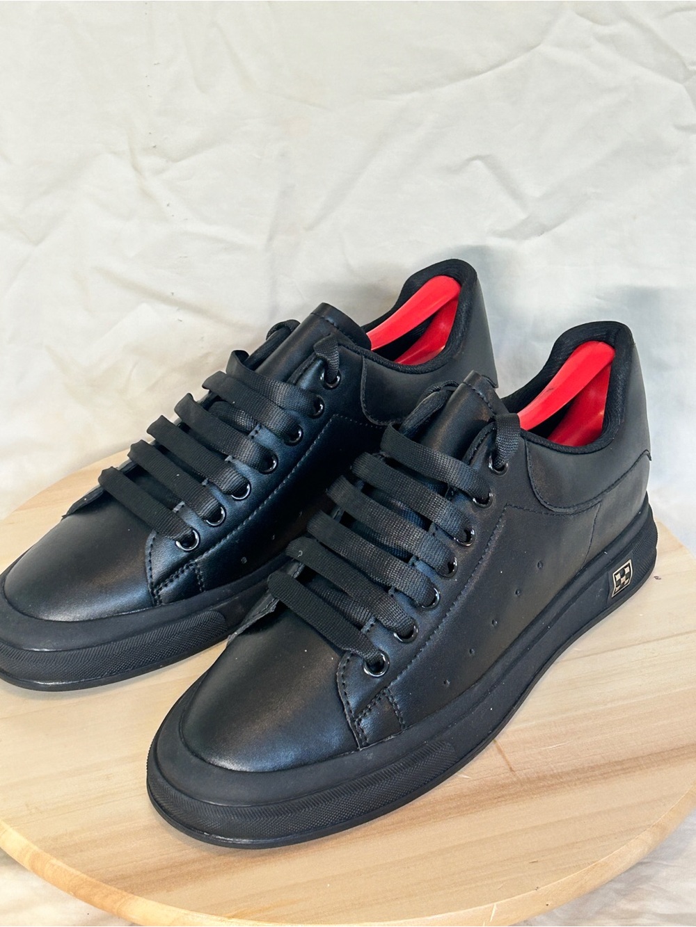 Morenzio Men’s Height Booster Black Casual Sneaker US 11* EU 45